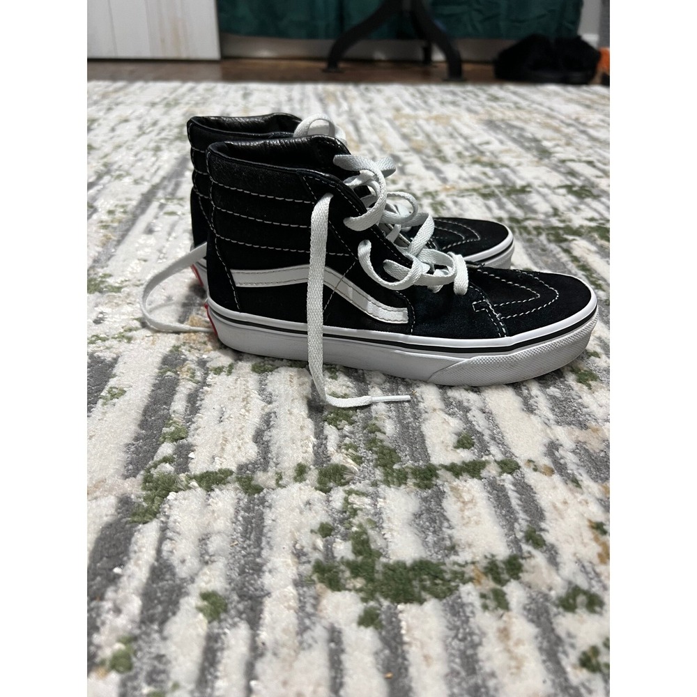 Vans Sk8-Hi High Top Sneakers Black White Classic Skate Shoes